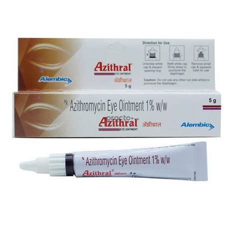 Azithromycin Eye Ointment Packaging Size 5 Gm At Rs 400piece In Nagpur