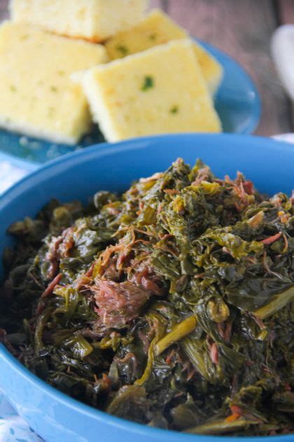 Mustard and Turnip Greens {Southern Style} | Say Grace Blog | Recipe ...