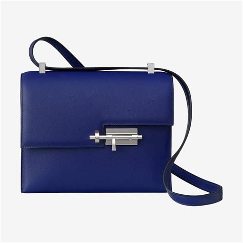 Hermes Verrou Bag Ckm Bleu Encre Allegretto Calfskin