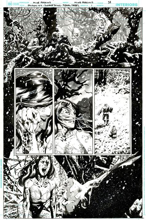 Poison Ivyswamp Thing Feral Trees 1 P38 Comic Book Art Gallery