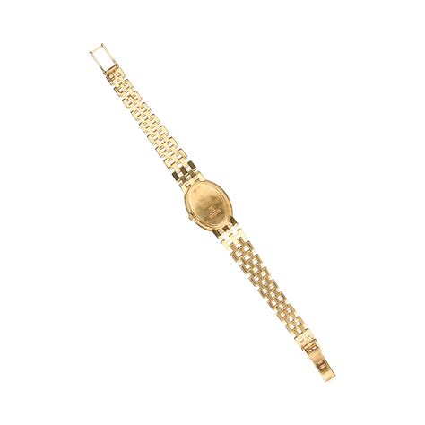 Longines 18ct Gold Diamond Ladys Wrist Watch