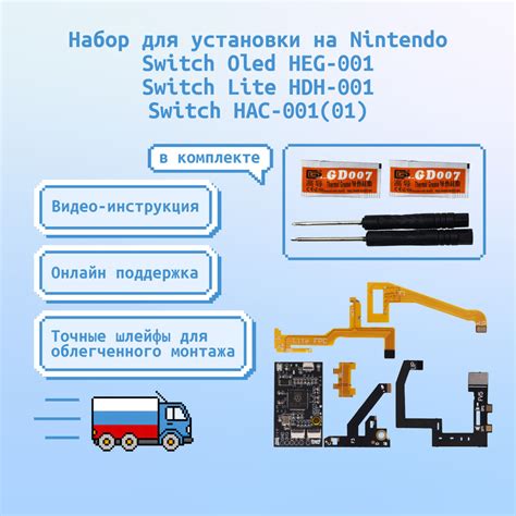 Набор для Nintendo Switch Oled+Lite+V2 чип Picofly купить на OZON по ...