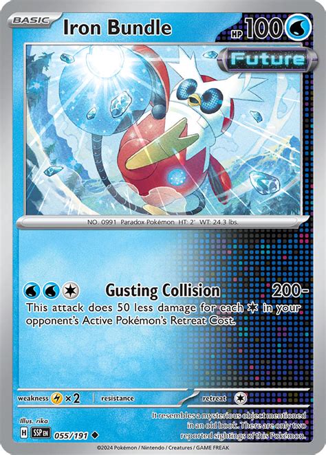 Serebii net Pokémon Card Database Surging Sparks 55 Iron Bundle