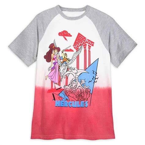 Disney Hercules Character Graphic Ombré T Shirt Baseb Gem