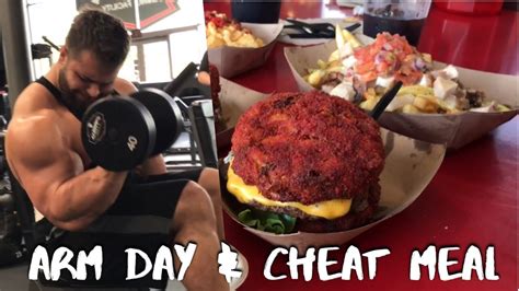 Bodybuilding Epic Cheat Meal Arm Day YouTube