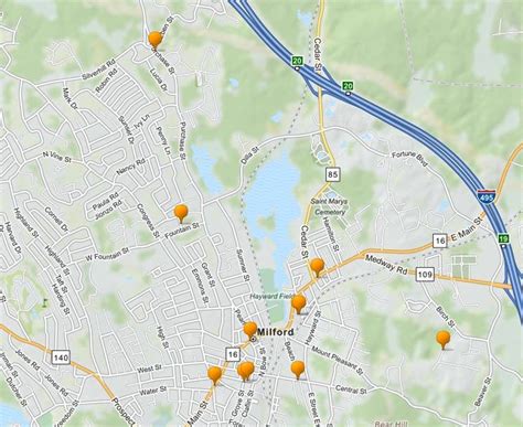 SEX OFFENDER MAP Where Do Milford S Highest Level Sex Offenders