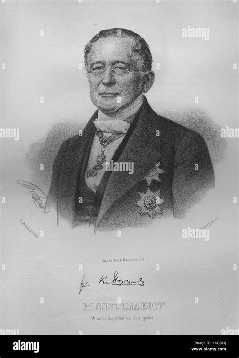 Alexander Gorchakov, 1865 Stock Photo - Alamy