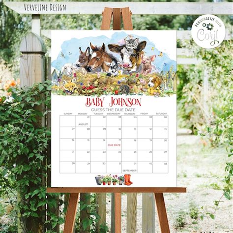 Farm Girl Calendar - Etsy