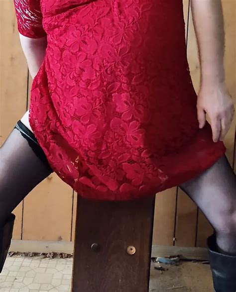 Sissy Riding Her Dildo In Red Dress Pt Gay Amateur Porn Feat Satin Love Xhamster