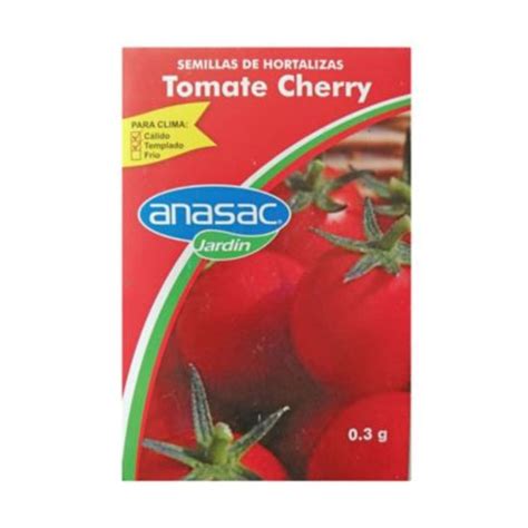 SEMILLAS TOMATE CHERRY 0 3 GR Anasac Ambiental