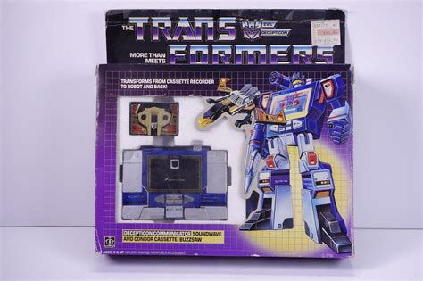 G1 Transformers Vintage 1984 Decepticon Soundwave Buzzsaw Cassette