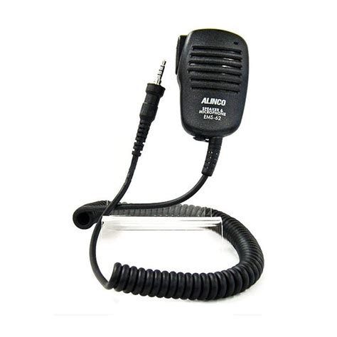 alinco ems   pole jack speaker microphone unicom radio