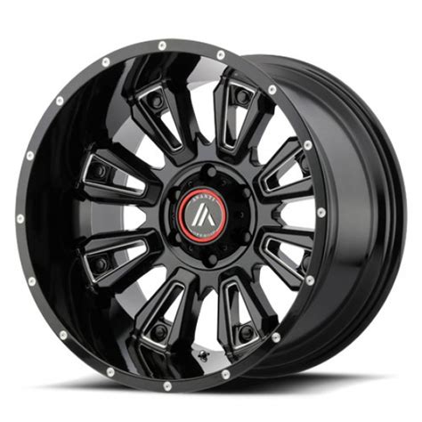 Asanti Off Road AB 808 In Gloss Black Milled Wheel Specialists Inc