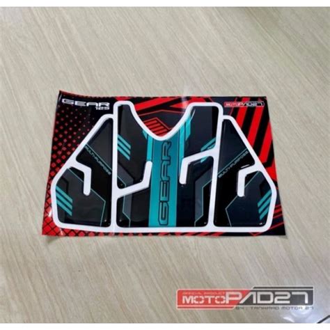 Jual Stiker Resin Timbul Deckpad Mio Gear 125 Sticker Tankpad Mio Gear