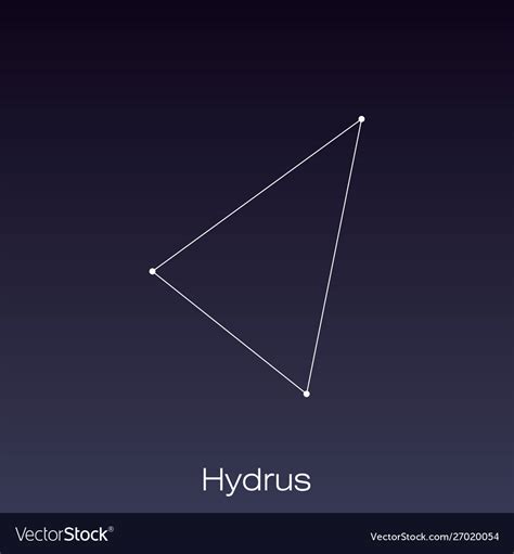 Constellation As It Can Be Seen Naked Eye Vector Image