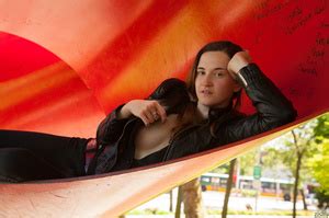 Brunette Teen Doll Exposing Her Tits And Booty In Variou XXX Dessert