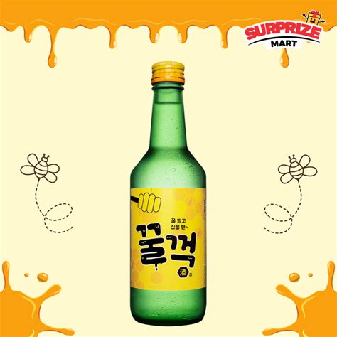 Bohae Honey Soju Korean Soju Soju Deal 360ml Soju Bomb Bundle