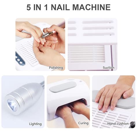 NOQ 5 в 1 Сушилка для ногтей 39 шт. УФ светодиодный светильник для ...