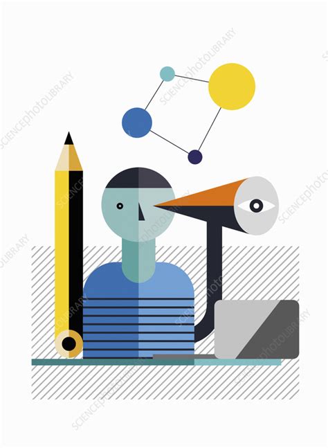 Research Conceptual Illustration Stock Image C058 2975 Science