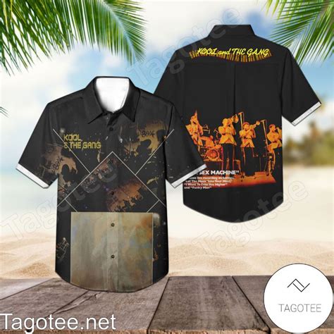 Kool And The Gang Live At The Sex Machine Album Cover Hawaiian Shirt Tagotee