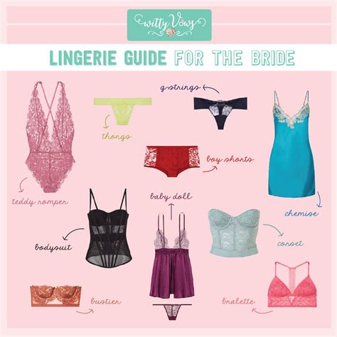 Lingerie Guide Witty Vows