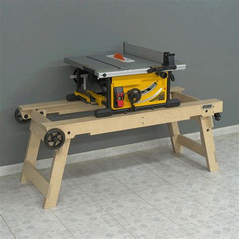 Diy Portable Table Saw Stand Plans Cabinets Matttroy
