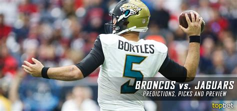 Denver Broncos Vs Jacksonville Jaguars Predictions And Picks