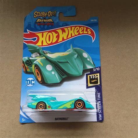 Hot Wheels Scooby Doo Batman Brave And The Bold Batmobile Light Blue Green Hobbies Toys Toys