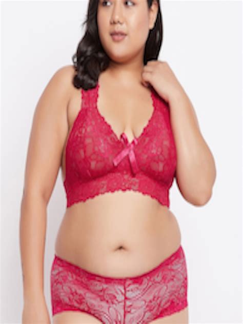 Buy SECRETS BY ZEROKAATA Women Halter Neck Lace Lingerie Set Lingerie Set For Women