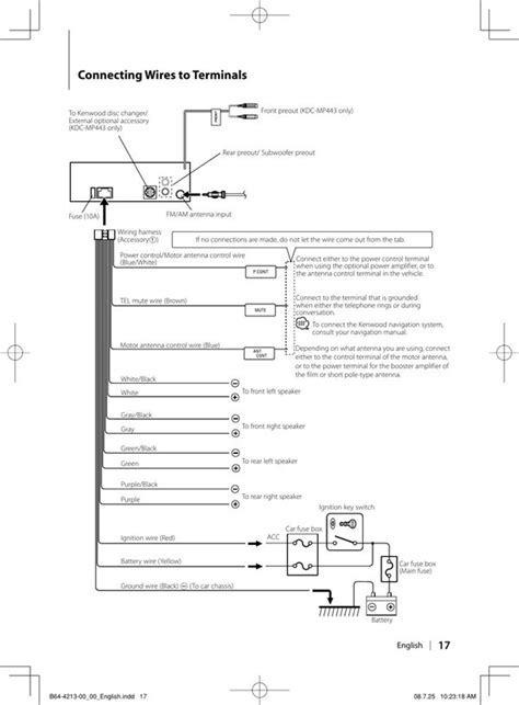 Kenwood Kdc Mp205 Wiring Diagram