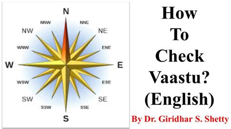 How To Check Vastu English Dr Giridhars Spiritual Academy