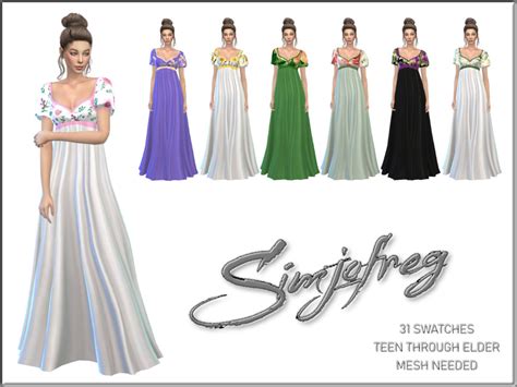 The Sims Resource Sifix Lisa Dress Rc