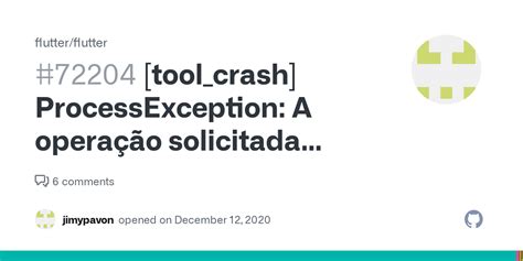 tool crash ProcessException A operação solicitada requer elevação