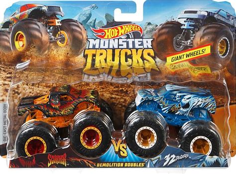 Hot Wheels Monster Trucks Demo Doubles Pk Collection Toys To Love