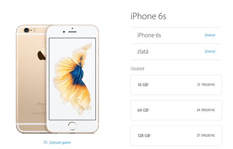 Apple začal oficiálně prodávat iPhone 6s a iPhone 6s Plus v ČR! Cena je ...