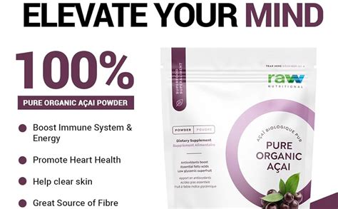 raw nutritional pure organic acai berry powder acai superfood powder