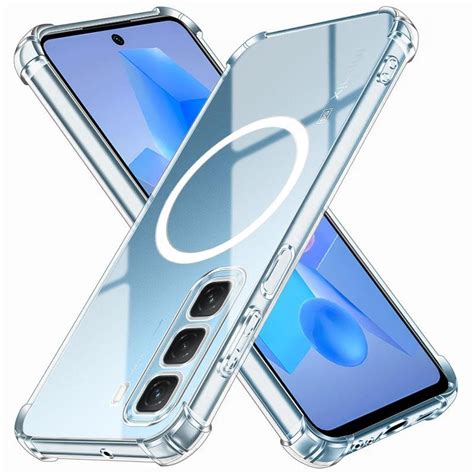 For Infinix Hot G G Hot I Case Magnetic Sticker Shockproof Clear Soft Silicone Phone