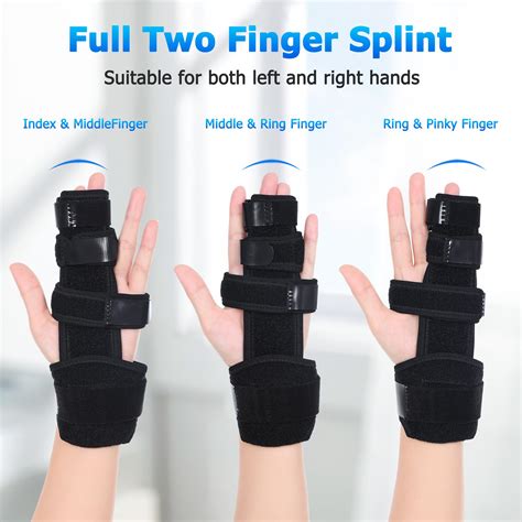 Snapklik.com : 2 Finger Splint, Reversible Trigger Finger Splint