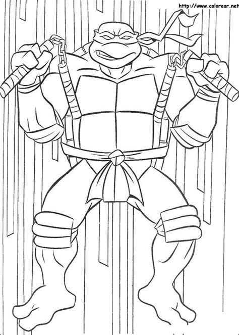 Dibujos Para Colorear De Las Tortugas Ninja Turtles