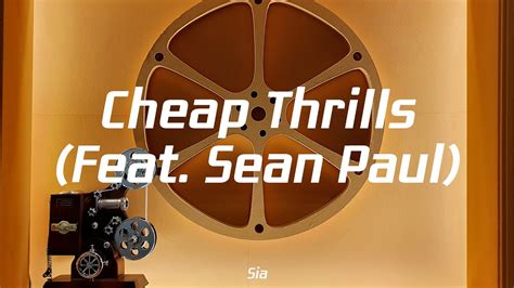 Sia Cheap Thrills Feat Sean Paul Youtube