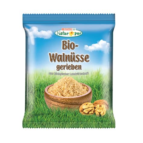 SPAR Natur pur Bio Walnüsse gerieben 200G 200 G online kaufen INTERSPAR