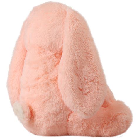 Mirada Peach Cute Plush Stuffed Huggable Bunny Soft Toy 35 Cm Peach Strings Marketing Pvt