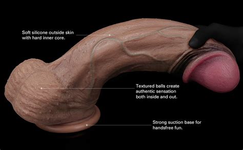 Amazon Handmade Dual Layered Xxl Silicone Realistic Dildo With Hyper Realistic Veins