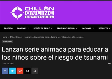 Chillanonline Cl Lanzan Serie Animada Para Educar A Los Ni Os Sobre El