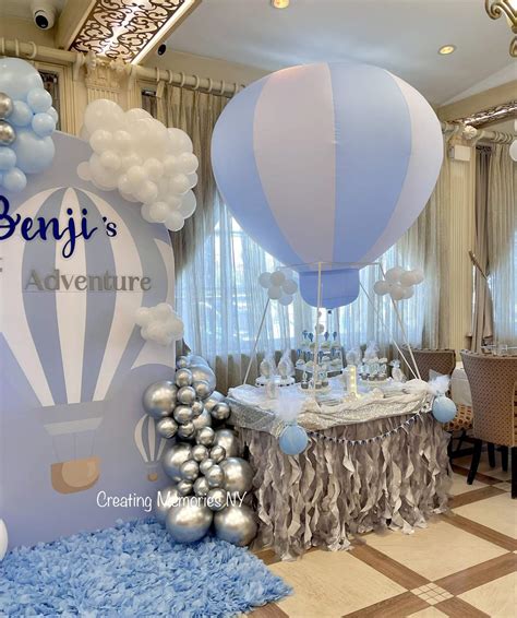 Hot Air Balloon Birthday Party Ideas Photo 2 Of 22 Catch My Party