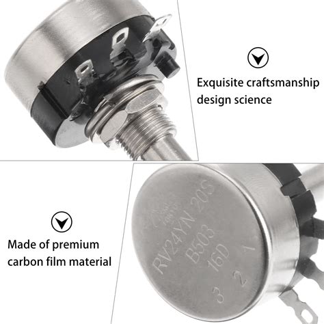 inverter speed control rvyns  ohm potentiometer single turn