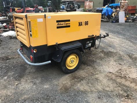 Used 2002 Atlas Copco XAS66 Towable Portable Compressor In Listed