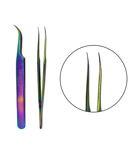 Multicolor Professional Curved Tweezer