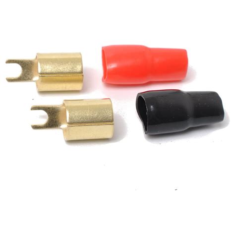 Pairs Copper Gold Plated Gauge Spade Terminal Crimp Connectors