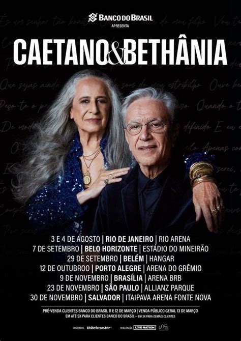 Caetano E Bethania Salvador - Turnê de Caetano e Bethânia é confirmada e passará por Salvador; saiba ...